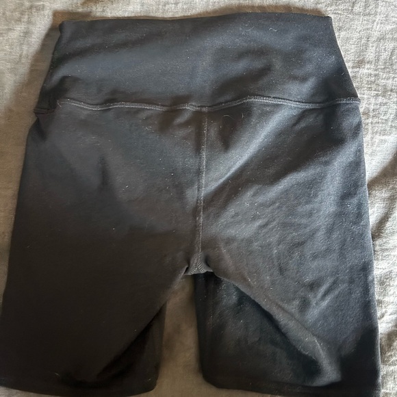Black High-Waisted ALO Athletic Shorts - Picture 2 of 2